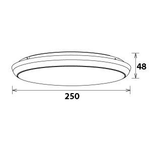 Iguana-oxy-round-250mm-2d