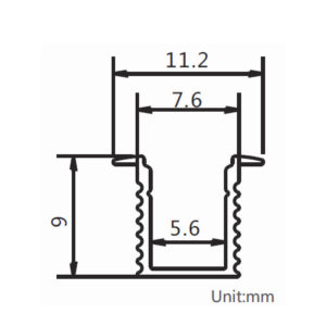 Iguana-Profile-PRO0809-recessed-2D