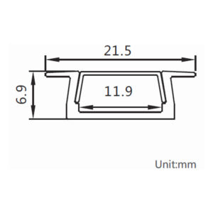 Iguana-Profile-PRO1507-recessed-2d